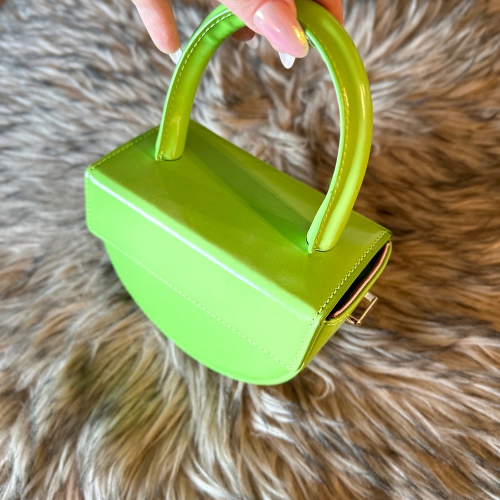 Vibrant Lime Green Women's Baby Bag - Picture 3 of 6